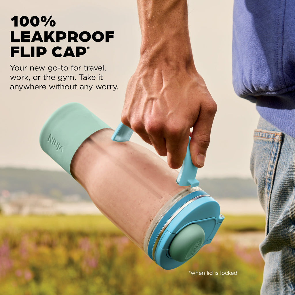 Ninja BlendBOSS Personal Blender w/ 26oz Travel Tumbler, Blue Raspberry
