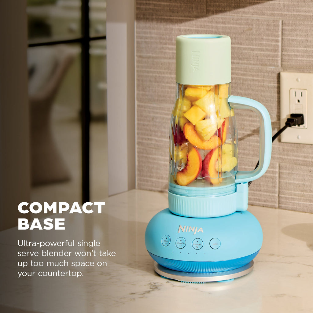 Ninja BlendBOSS Personal Blender w/ 26oz Travel Tumbler, Blue Raspberry