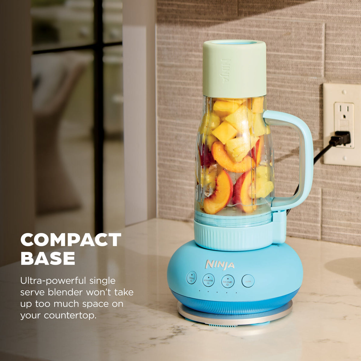Ninja BlendBOSS Personal Blender w/ 26oz Travel Tumbler, Blue Raspberry