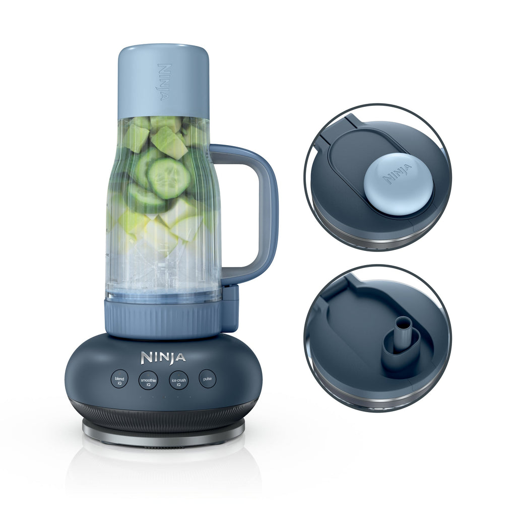 Ninja BlendBOSS Personal Blender w/ 26oz Travel Tumbler, Cyberspace