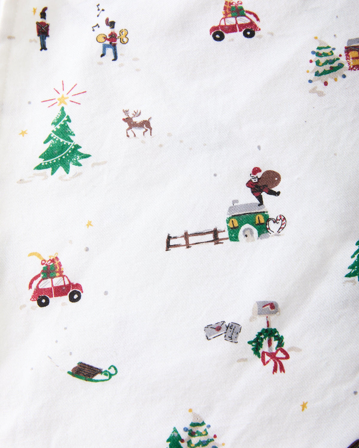 Dog Twill Bandana in Holiday Town