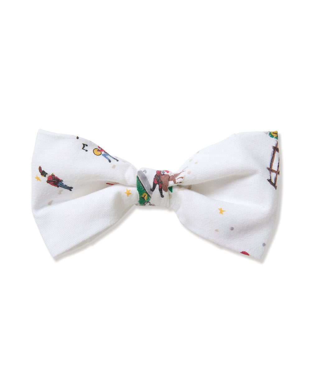 Dog Twill Bow Tie in Holiday Town