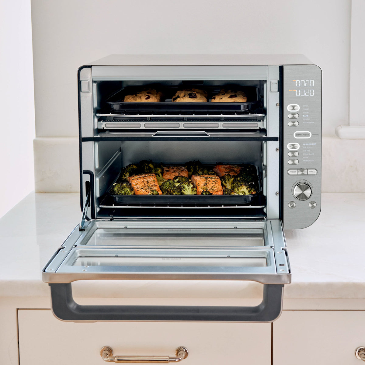 DoubleStack XL Countertop Oven & Air Fryer with Pro Cook System