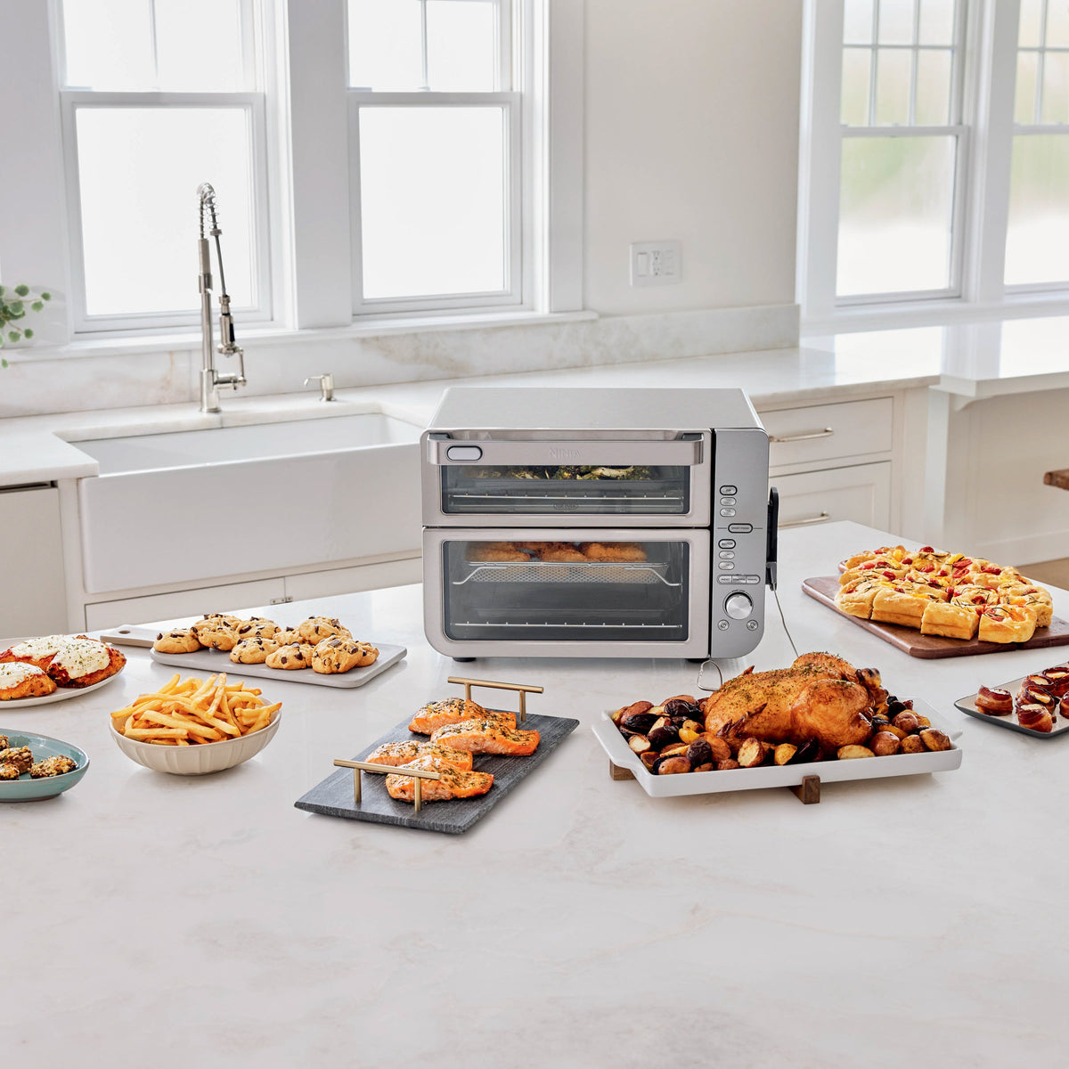 DoubleStack XL Countertop Oven & Air Fryer with Pro Cook System