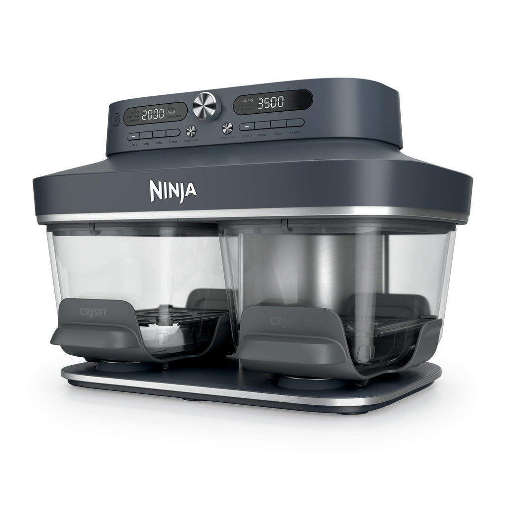 Ninja Crispi DualZone Glass Countertop Air Fryer, Cyberspace