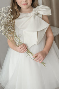 Jackie White Tulle Dress - Petite Maison Kids