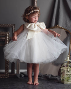 Jackie White Tulle Dress - Petite Maison Kids