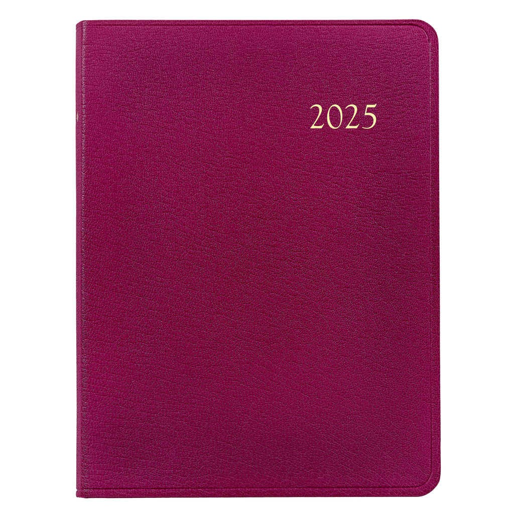 2026 Goatskin Leather Desk Diary