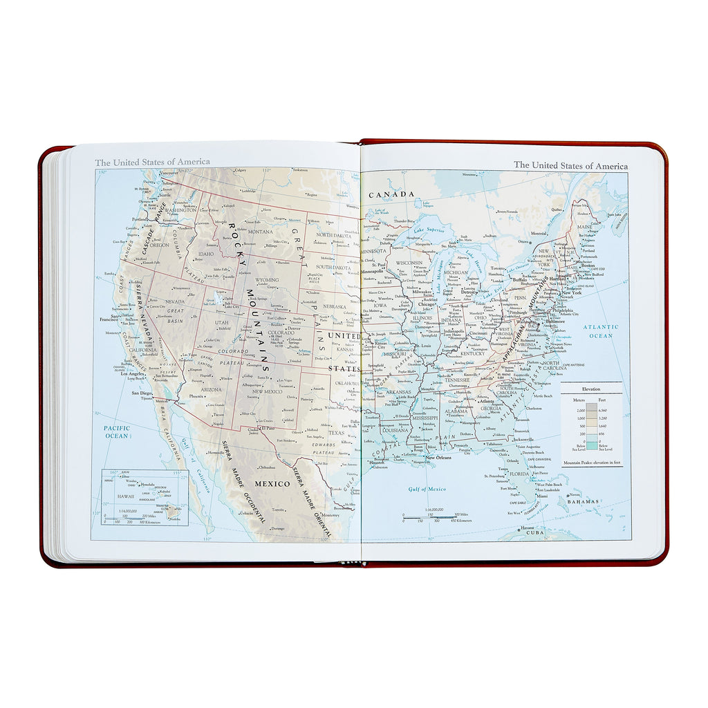 2026 Desk Diary in Bordeaux Leather