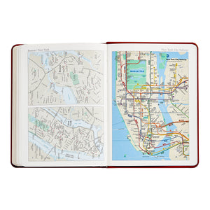 2026 Desk Diary in Wine Pebble Grain Leather