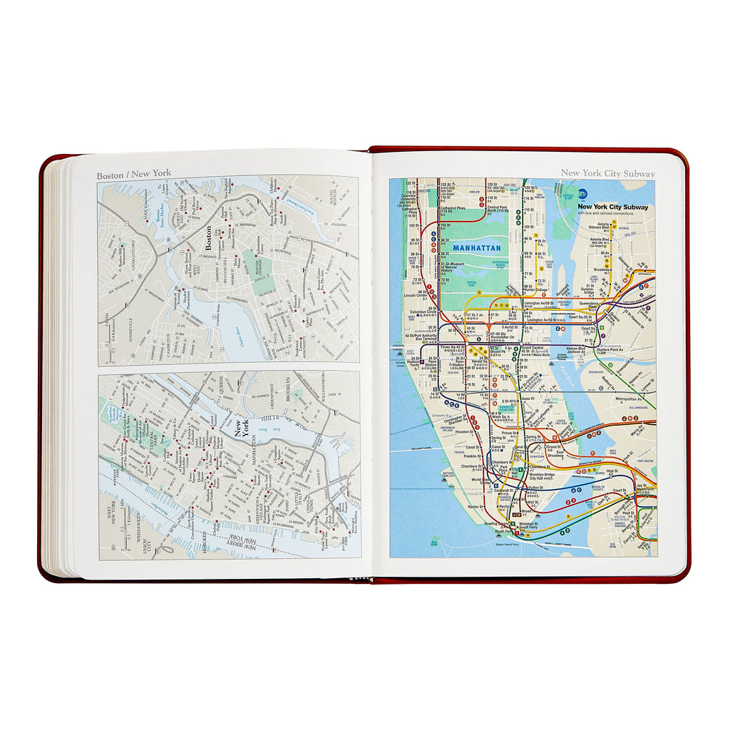 2026 Desk Diary in Blue Pepple Grain Leather