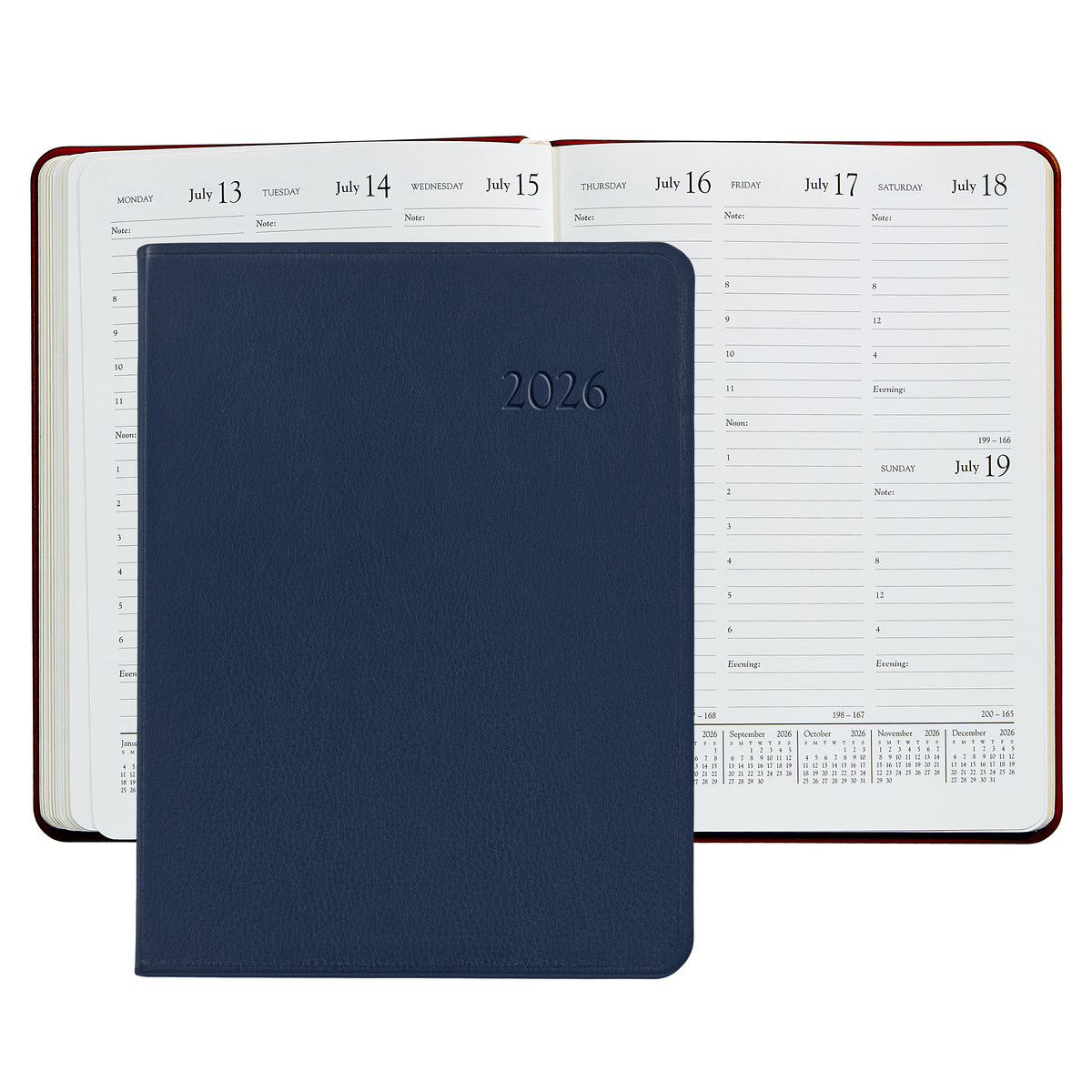 2026 Traditional Leather Desk Diary