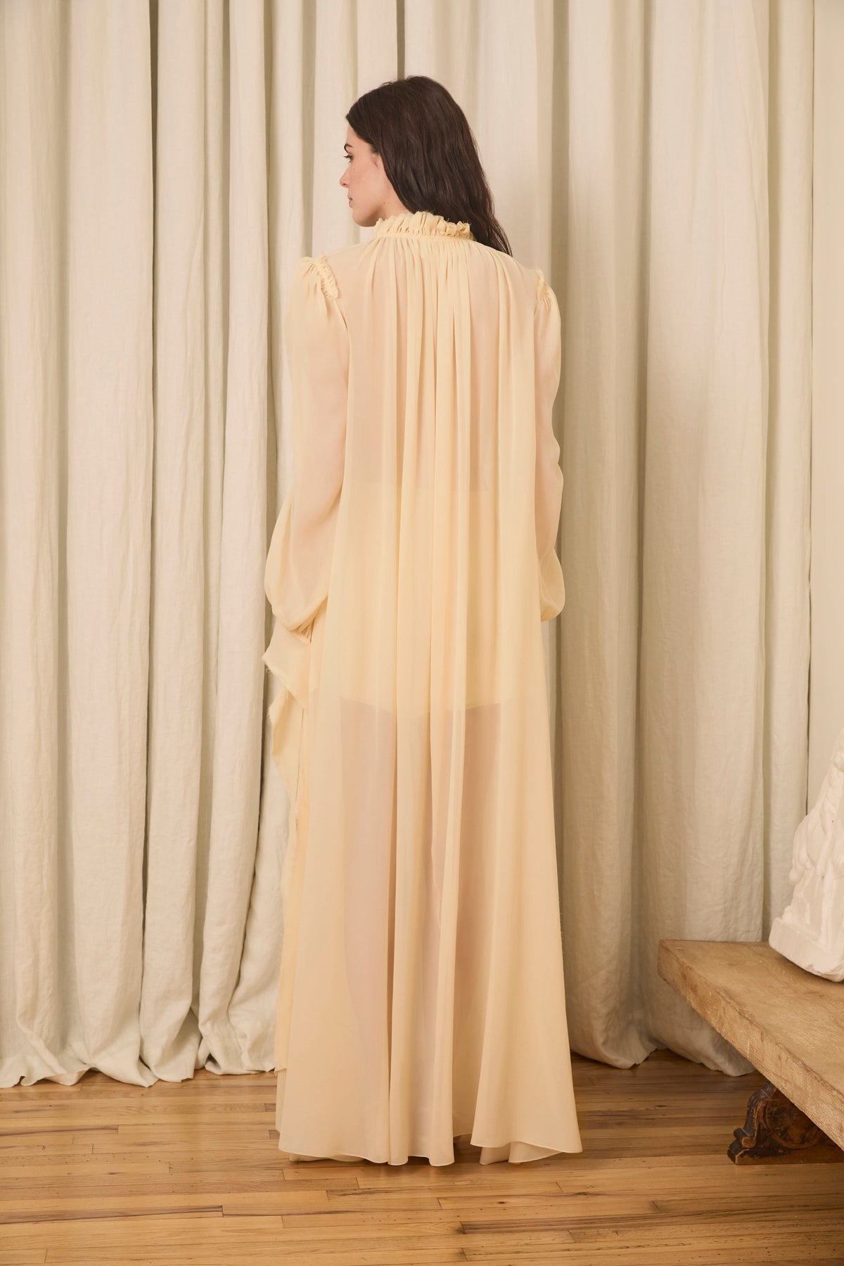 Delaney Blouse in Washed Chiffon
