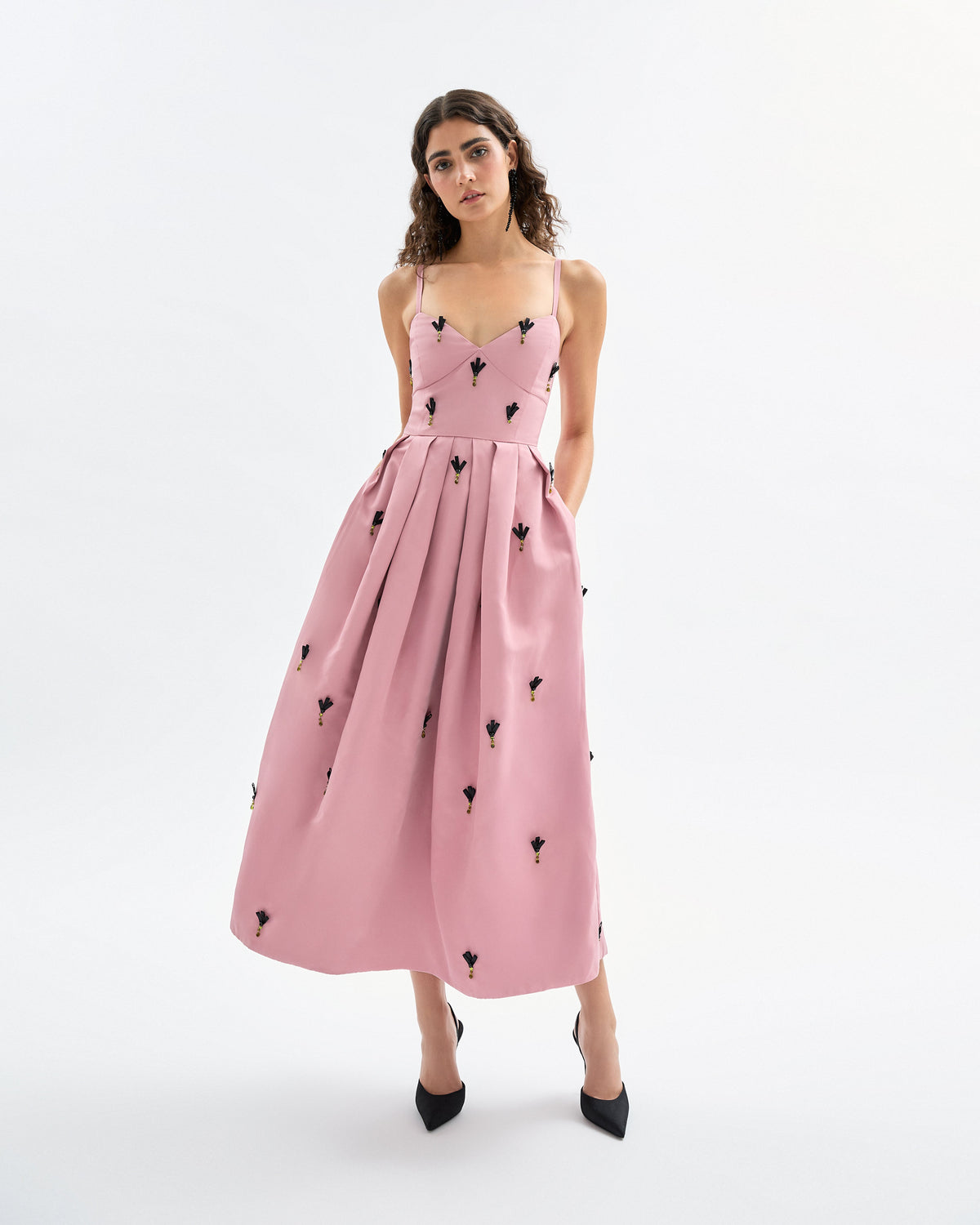 Annette Dress in Rose Quartz Multi