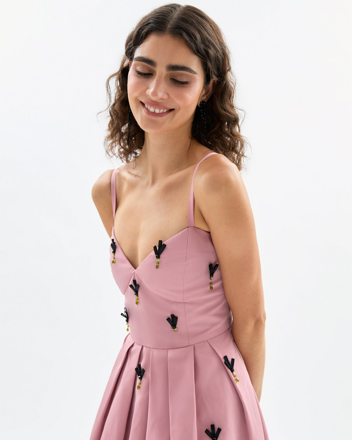 Annette Dress in Rose Quartz Multi