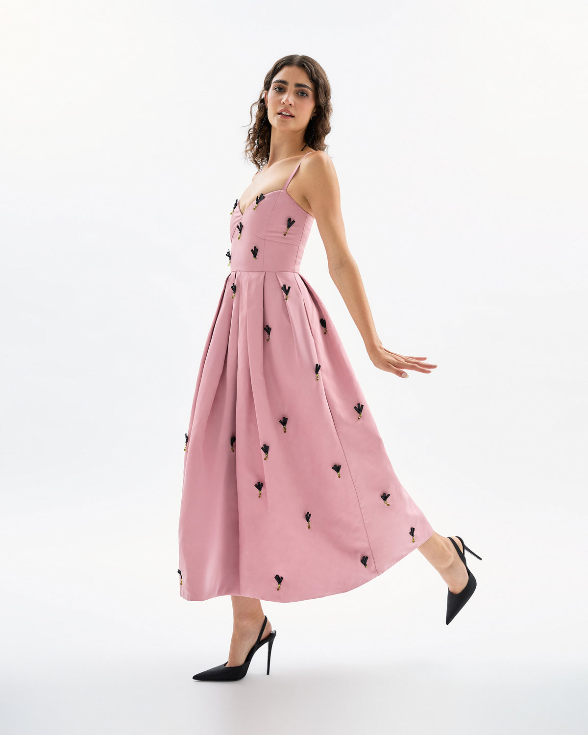 Annette Dress in Rose Quartz Multi