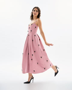 Annette Dress in Rose Quartz Multi