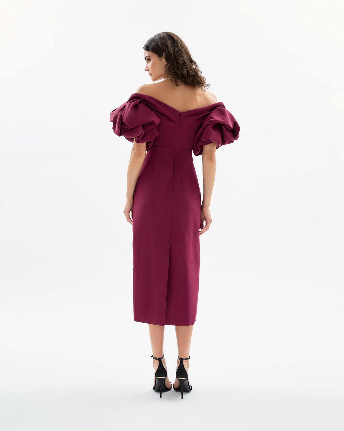Tess Dress in Merlot