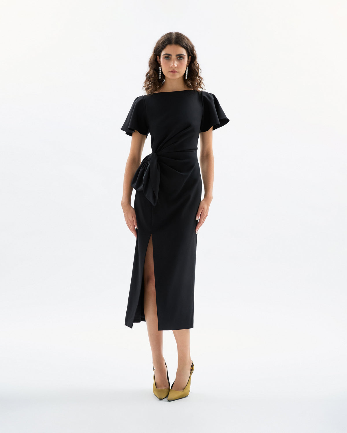 Emeline Dress in Noir