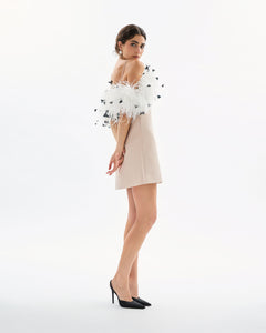 Clara Dress in Bubble Bath, Ivory, & Noir Multi