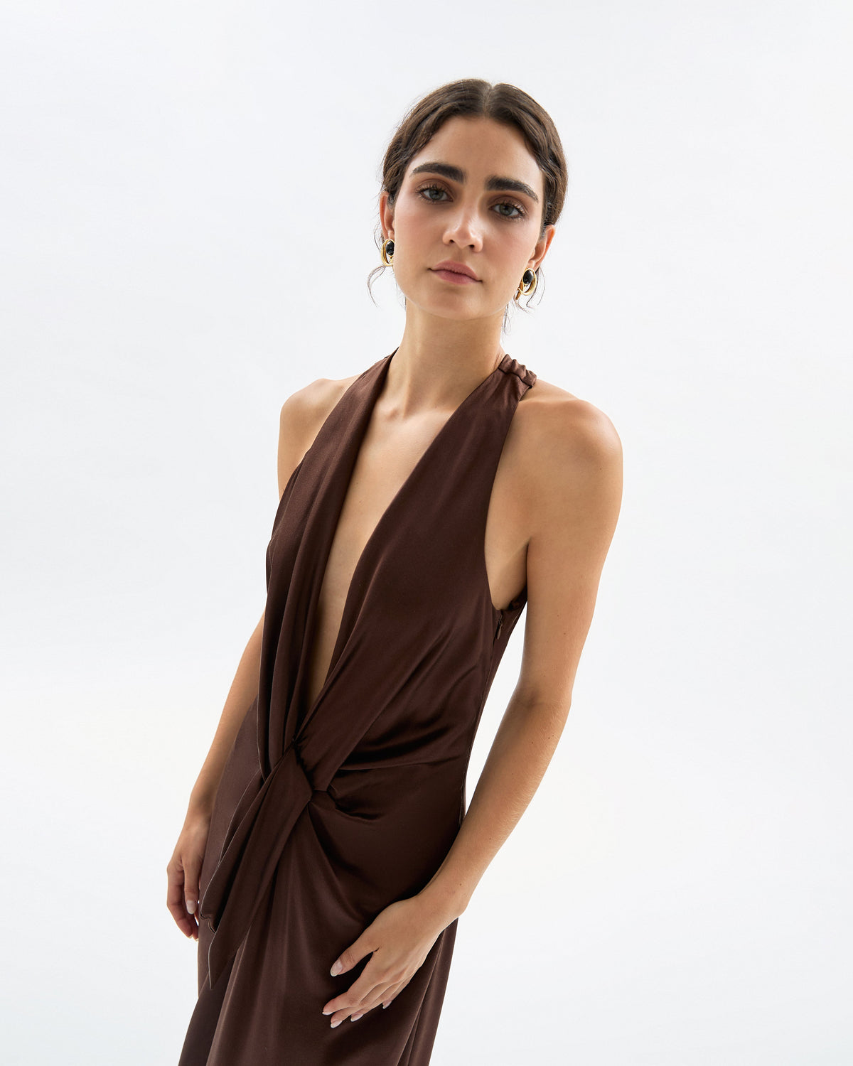 Ava Gown in Chocolate
