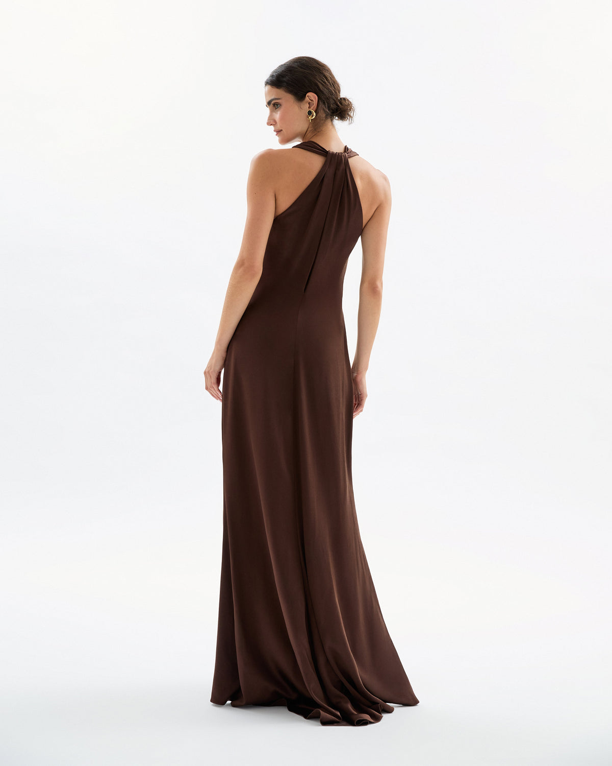 Ava Gown in Chocolate
