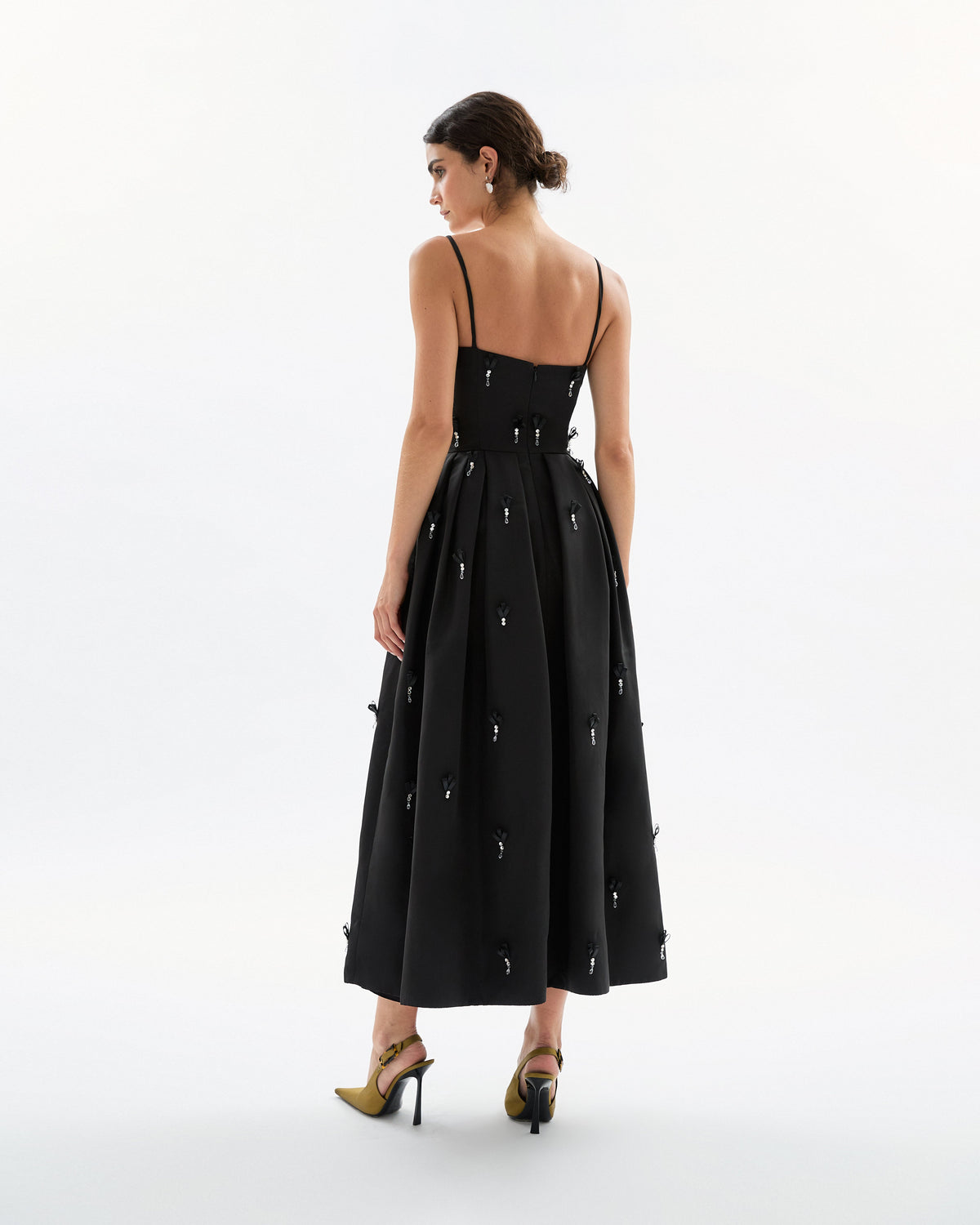 Annette Dress in Noir Multi