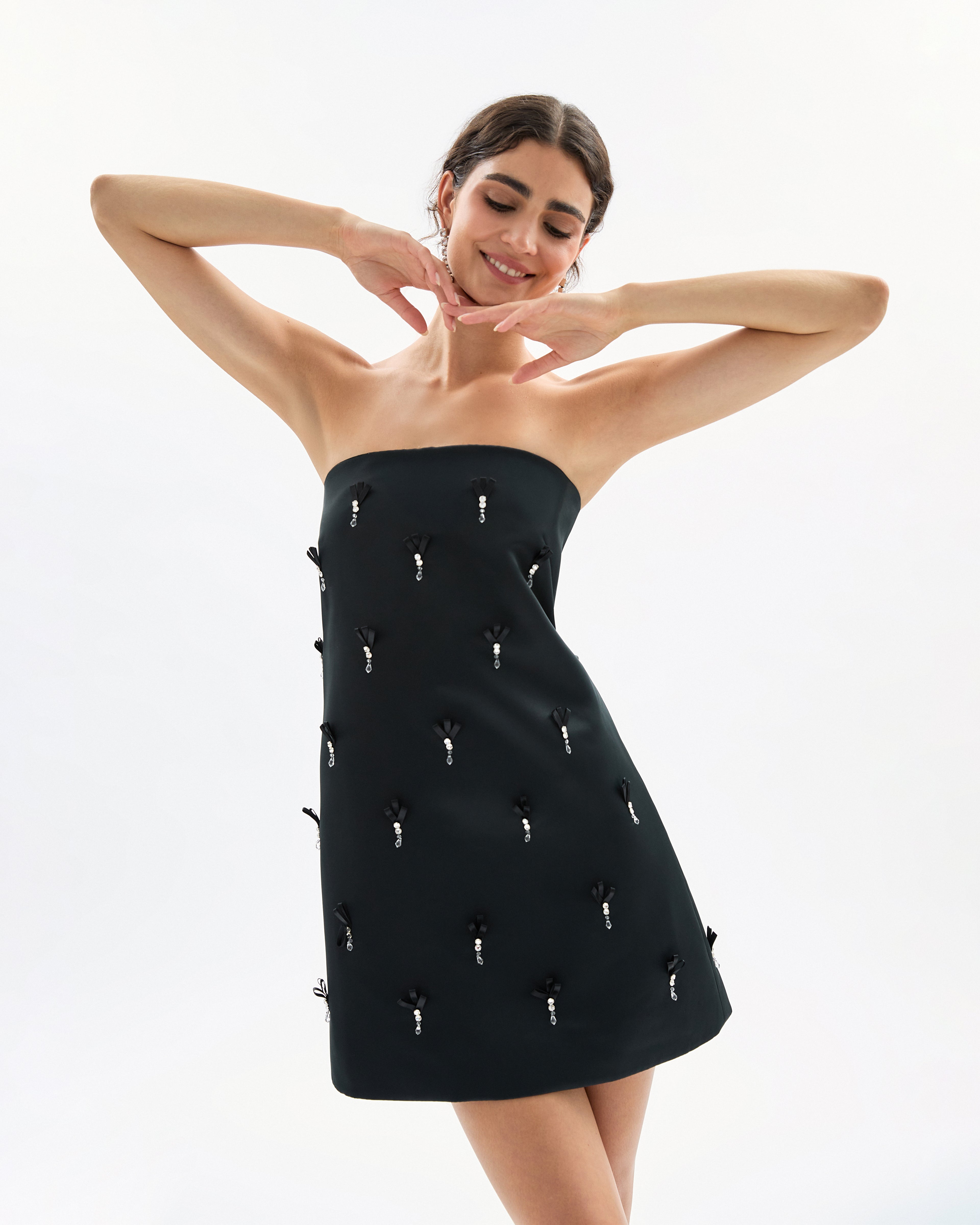 Stephanie Dress in Noir Multi