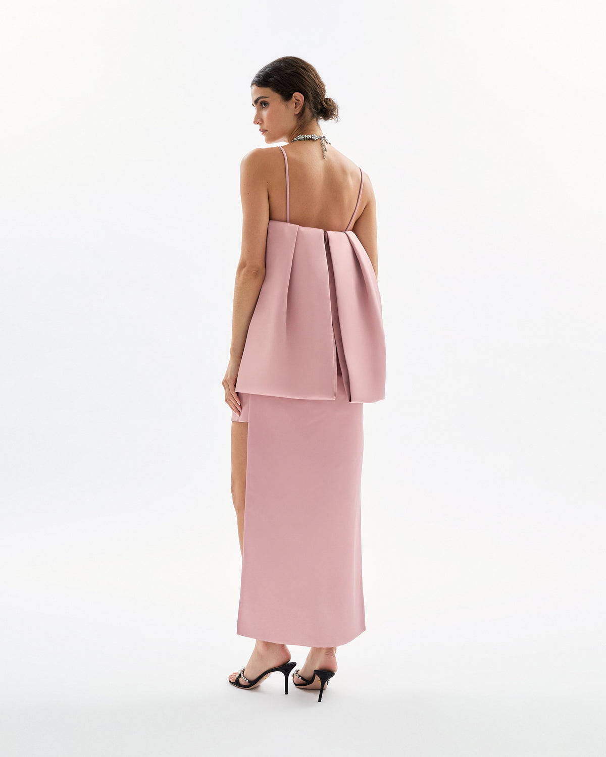 Cleo Mini Dress in Rose Quartz