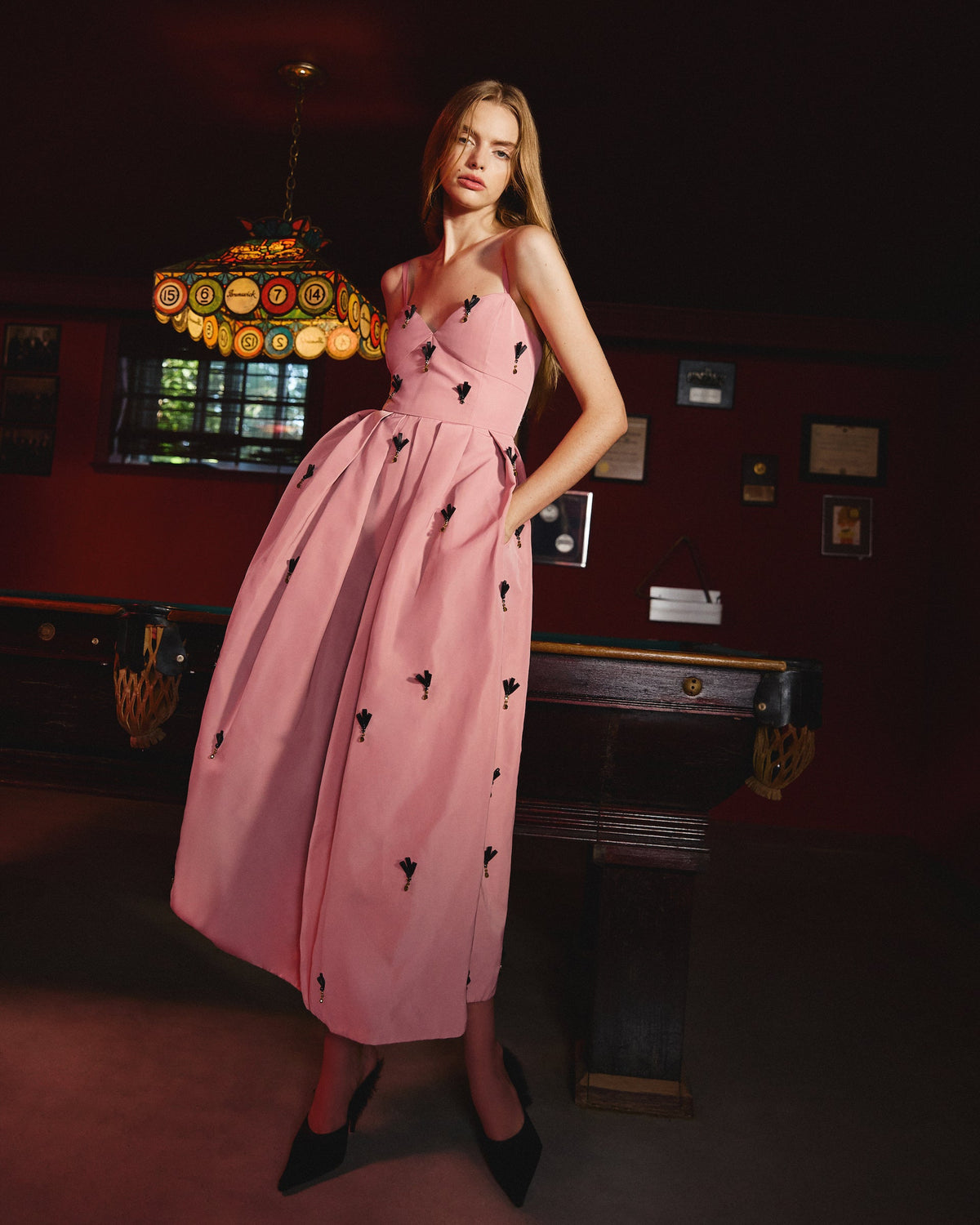 Annette Dress in Rose Quartz Multi