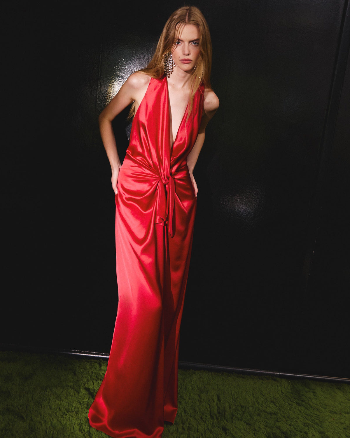Ava Gown in Crimson