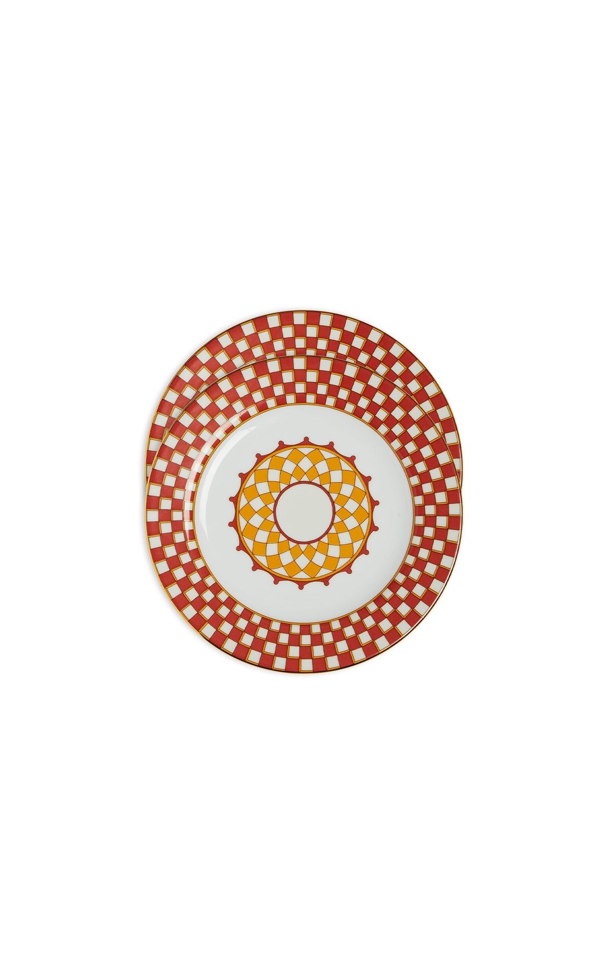 Dessert Plates in Apollo Mattone, Set of 2