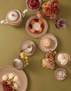 Dessert Plates in Napoli Dusty Pink, Set of 2