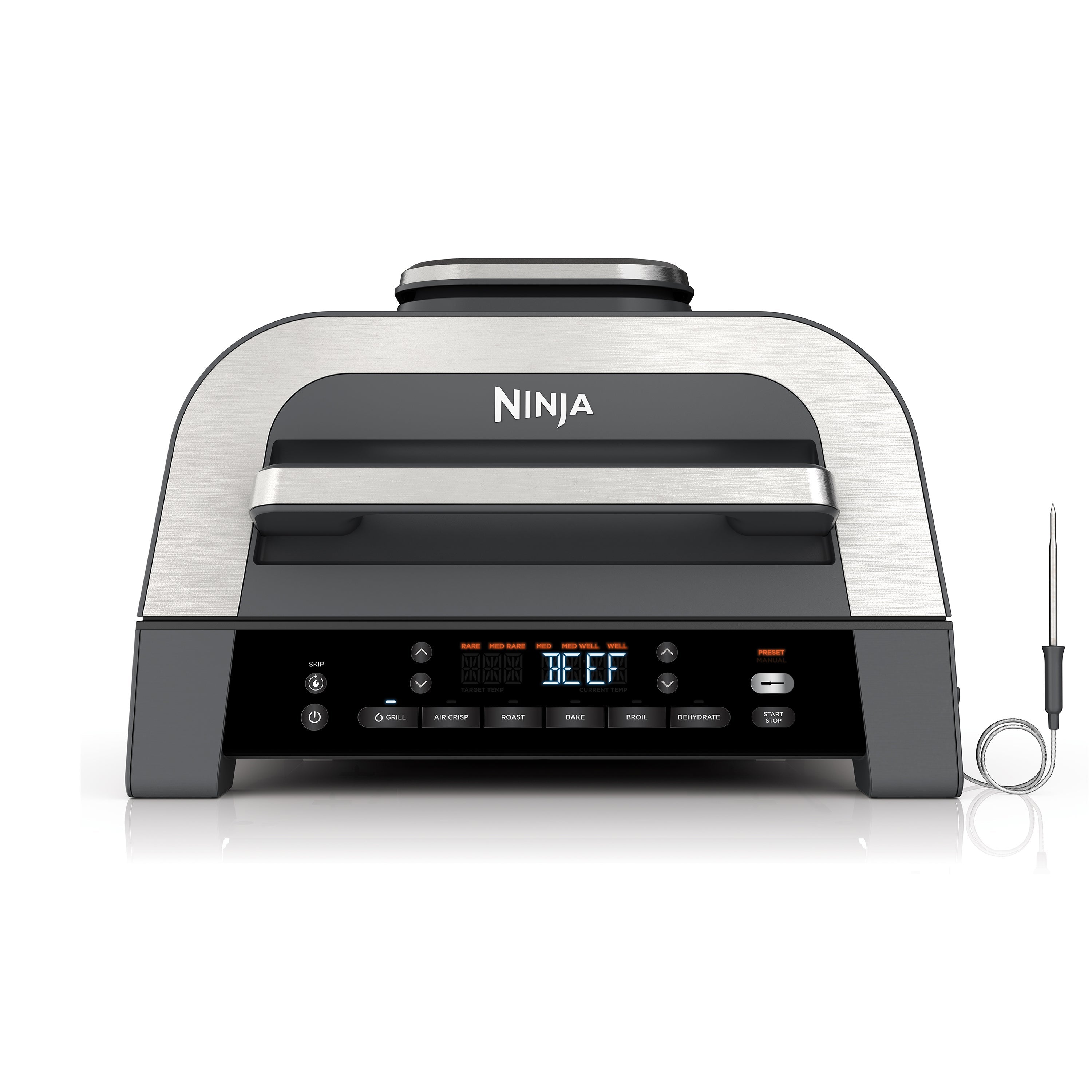 Foodi Smart XL 6-in-1 Indoor Grill & Air Fryer with Built-in Thermometer