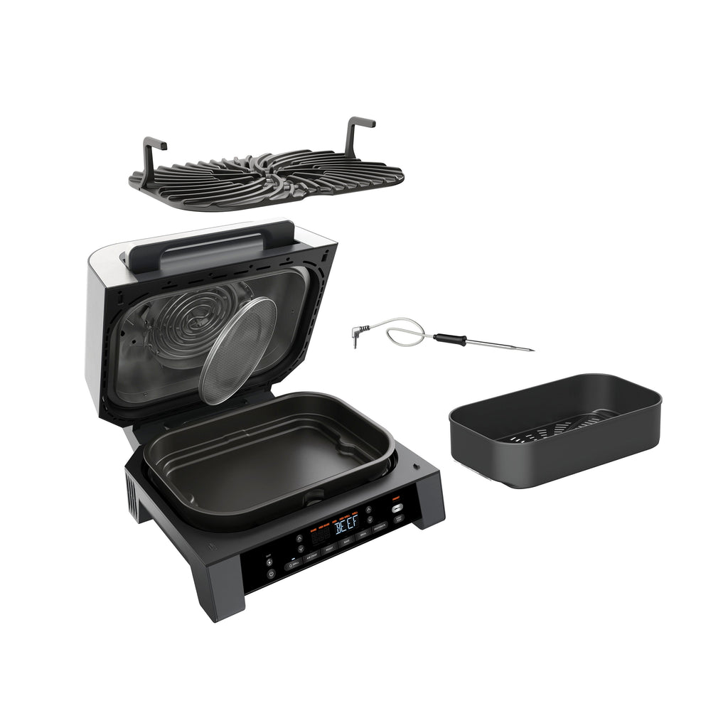 Foodi Smart XL 6-in-1 Indoor Grill & Air Fryer with Built-in Thermometer