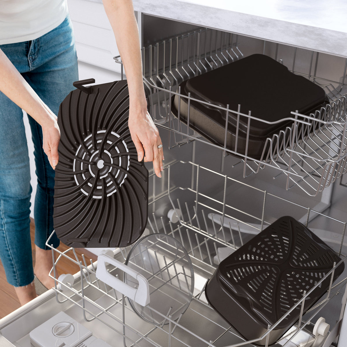 Foodi Smart XL 6-in-1 Indoor Grill & Air Fryer with Built-in Thermometer
