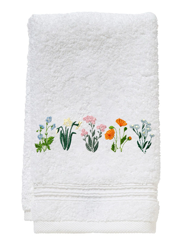 Guest Towel in Field of Blooms
