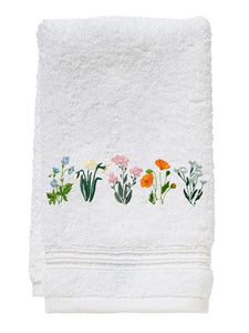 Guest Towel in Field of Blooms