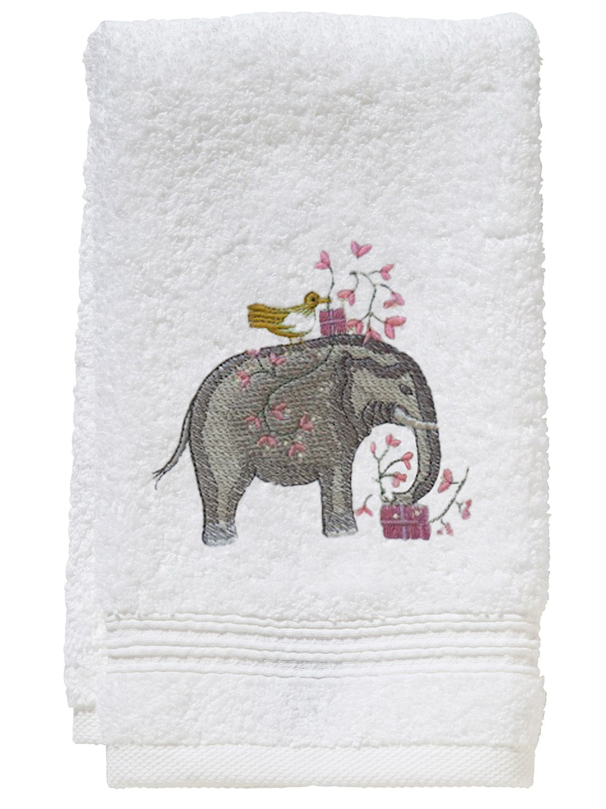 Guest Towel in Garden Elephant Lavender