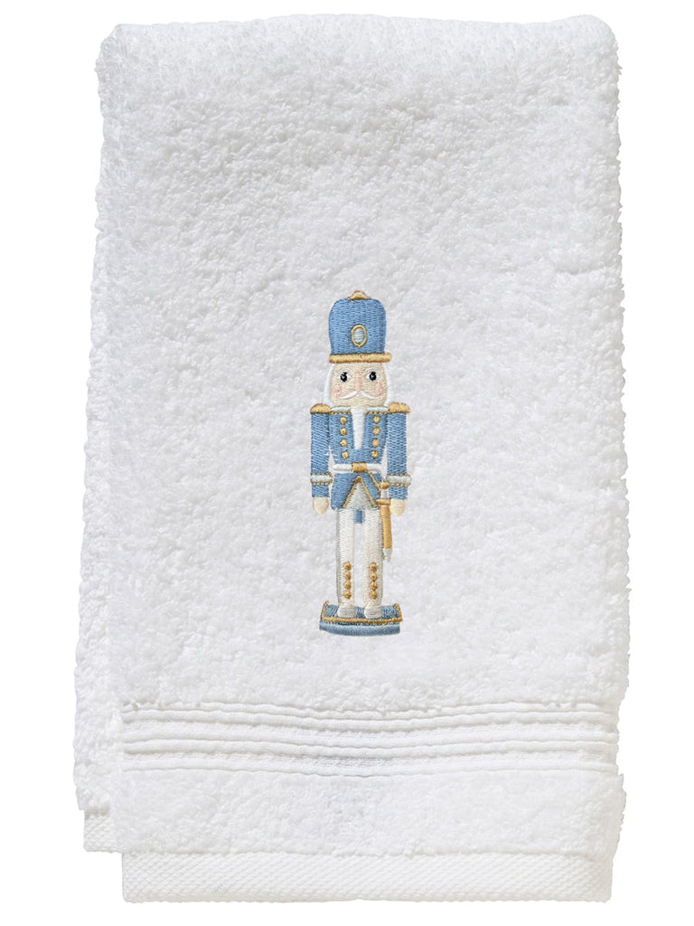 Guest Towel in Blue Nutcracker