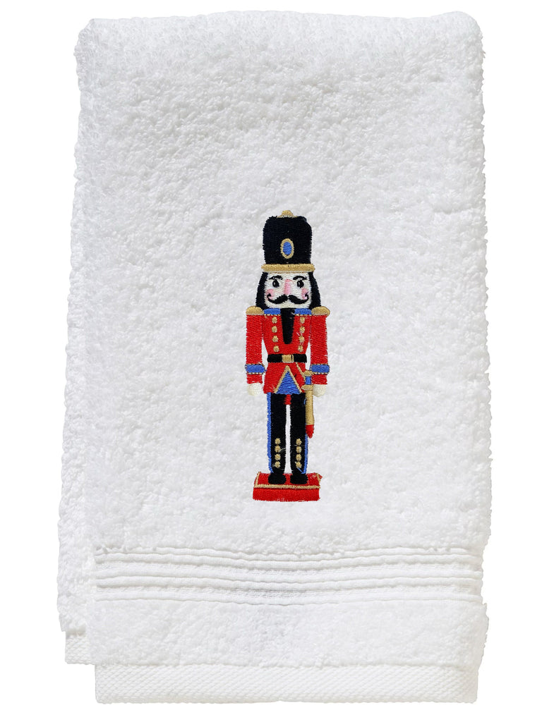 Guest Towel in Nutcracker Red