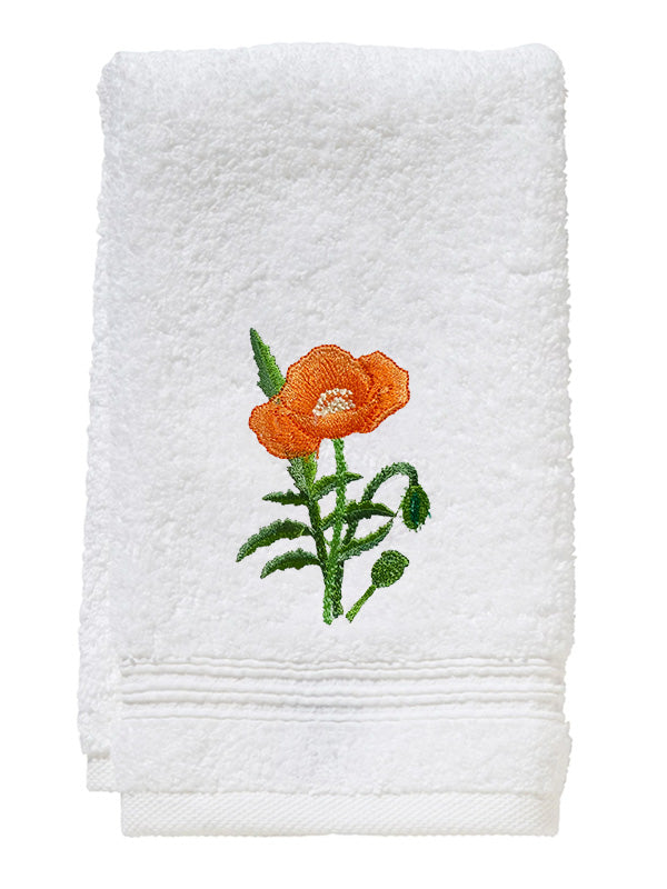 Guest Towel in Poppy Tangerine