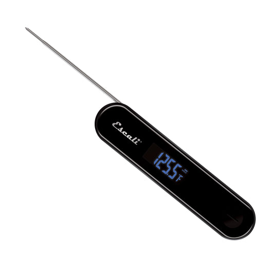 Stelo Waterproof Folding Thermometer in Black