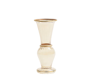 Trumpet Bud Vase in Champagne