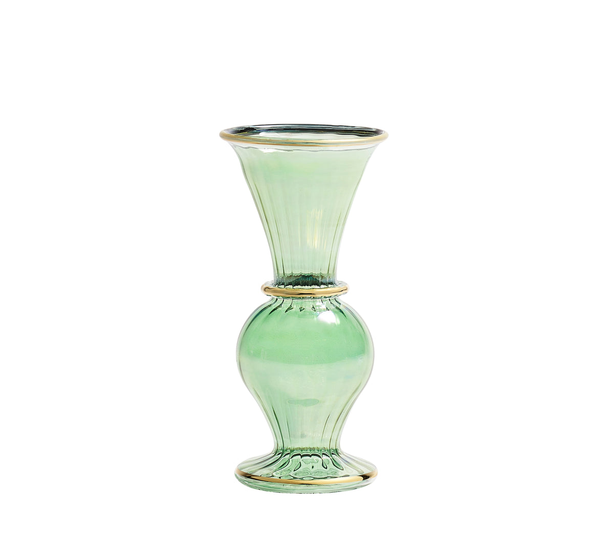 Trumpet Bud Vase in Green