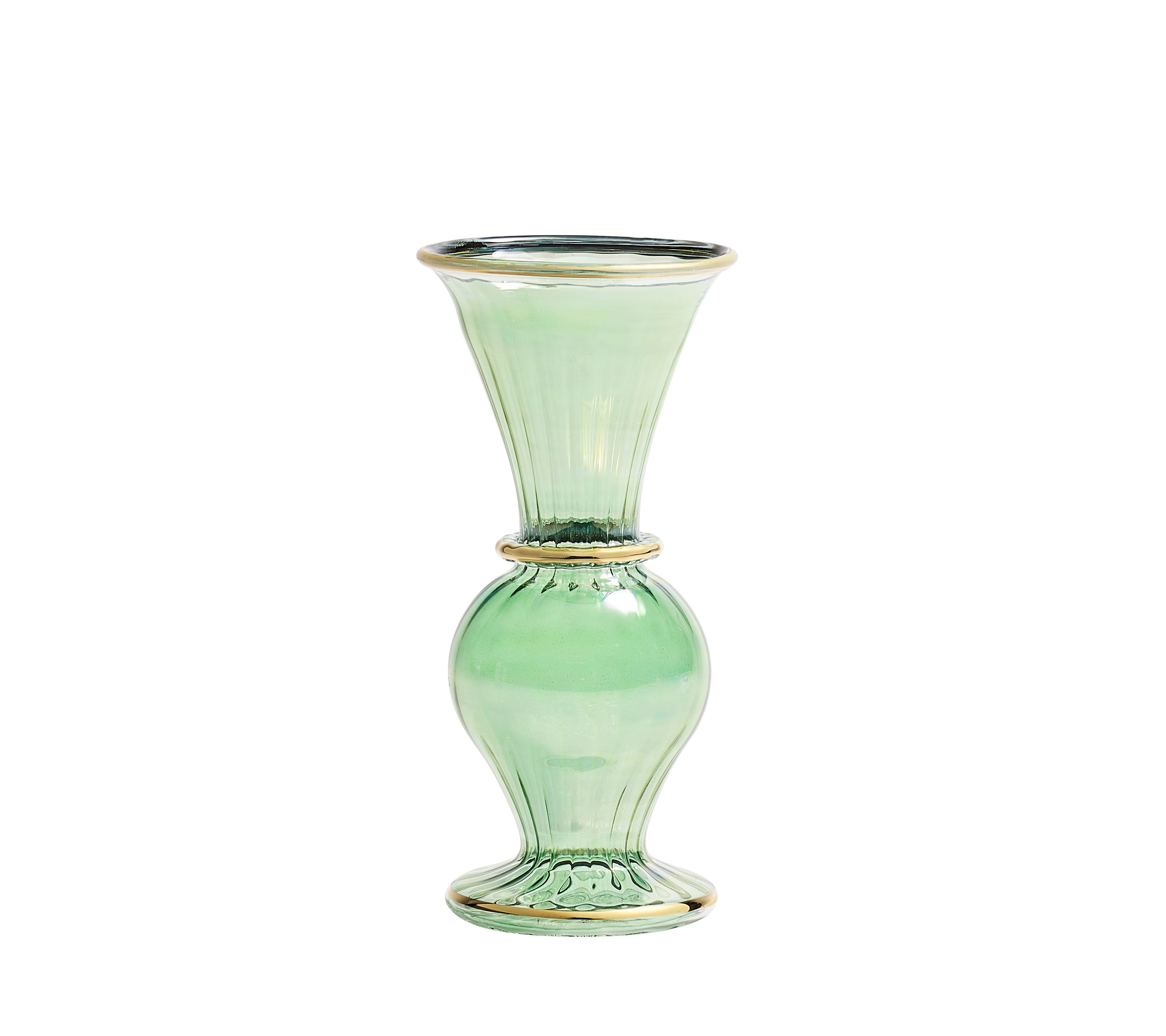 Trumpet Bud Vase in Green