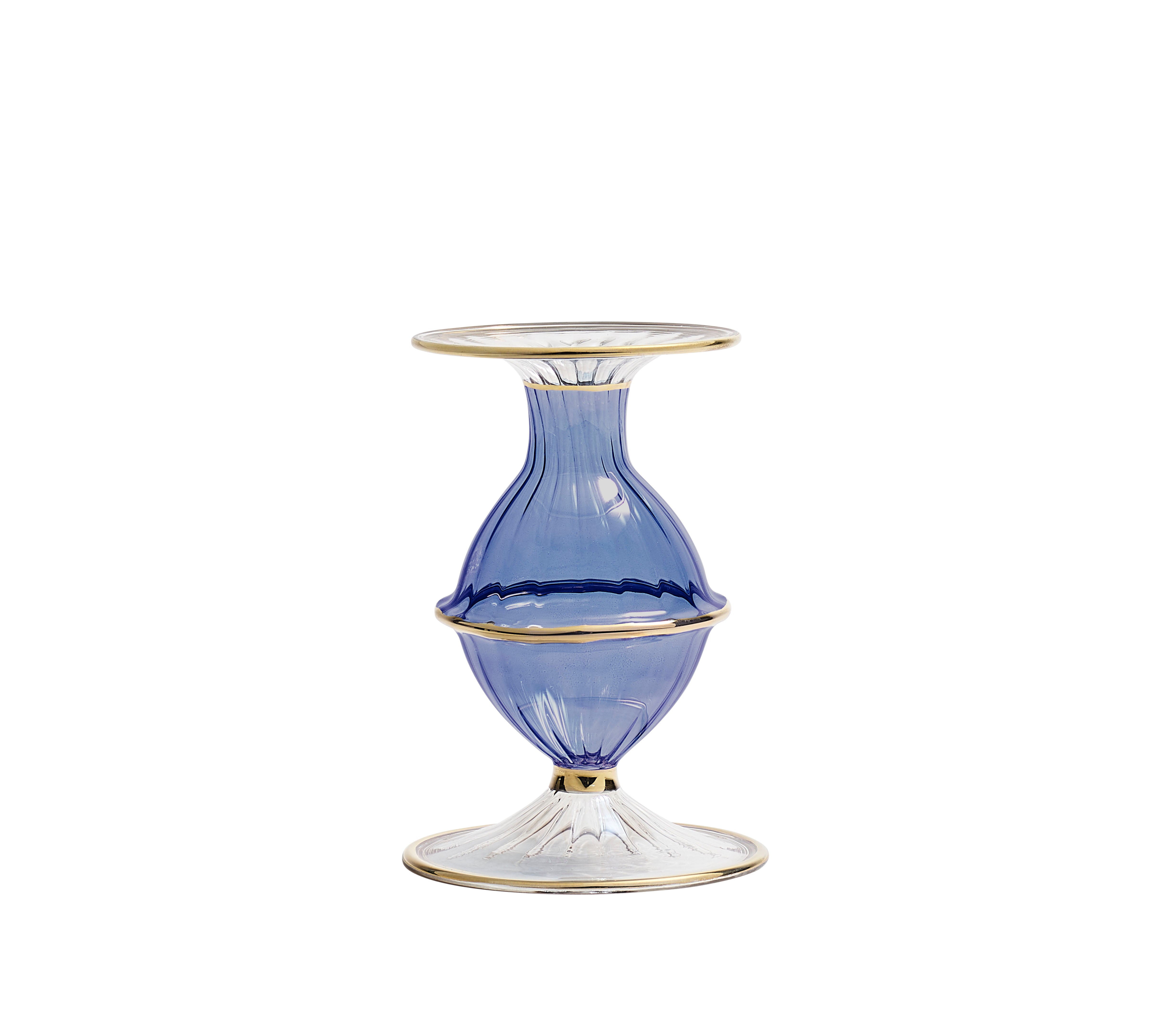 Blossom Candle Holder in Blue