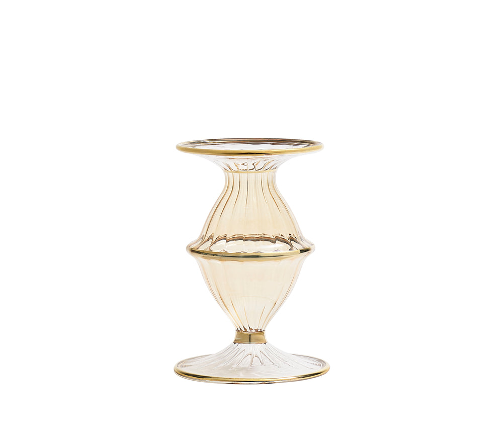 Blossom Candle Holder in Champagne