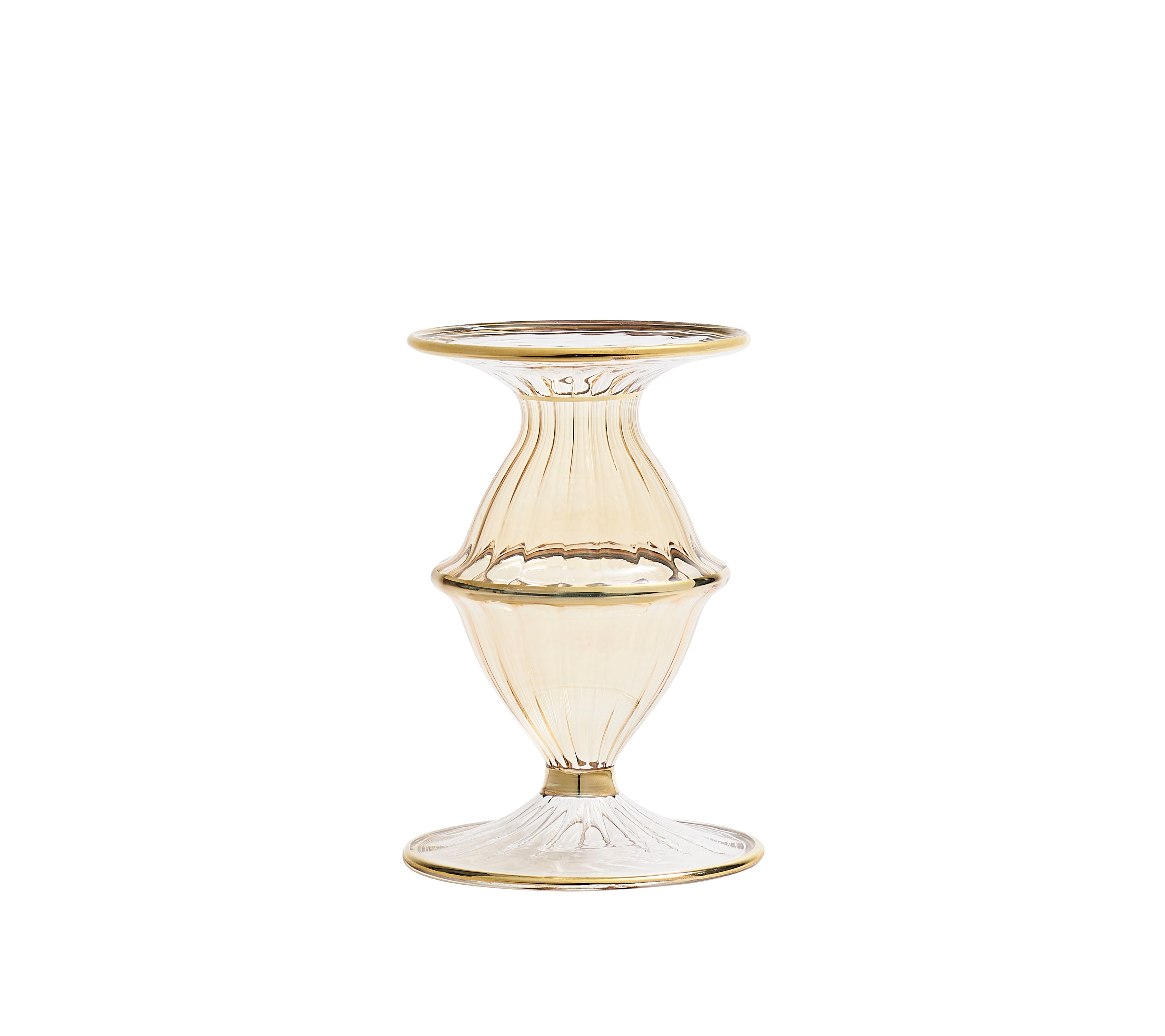 Blossom Candle Holder in Champagne