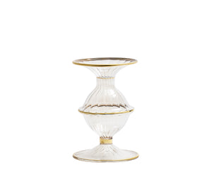 Blossom Candle Holder in Clear